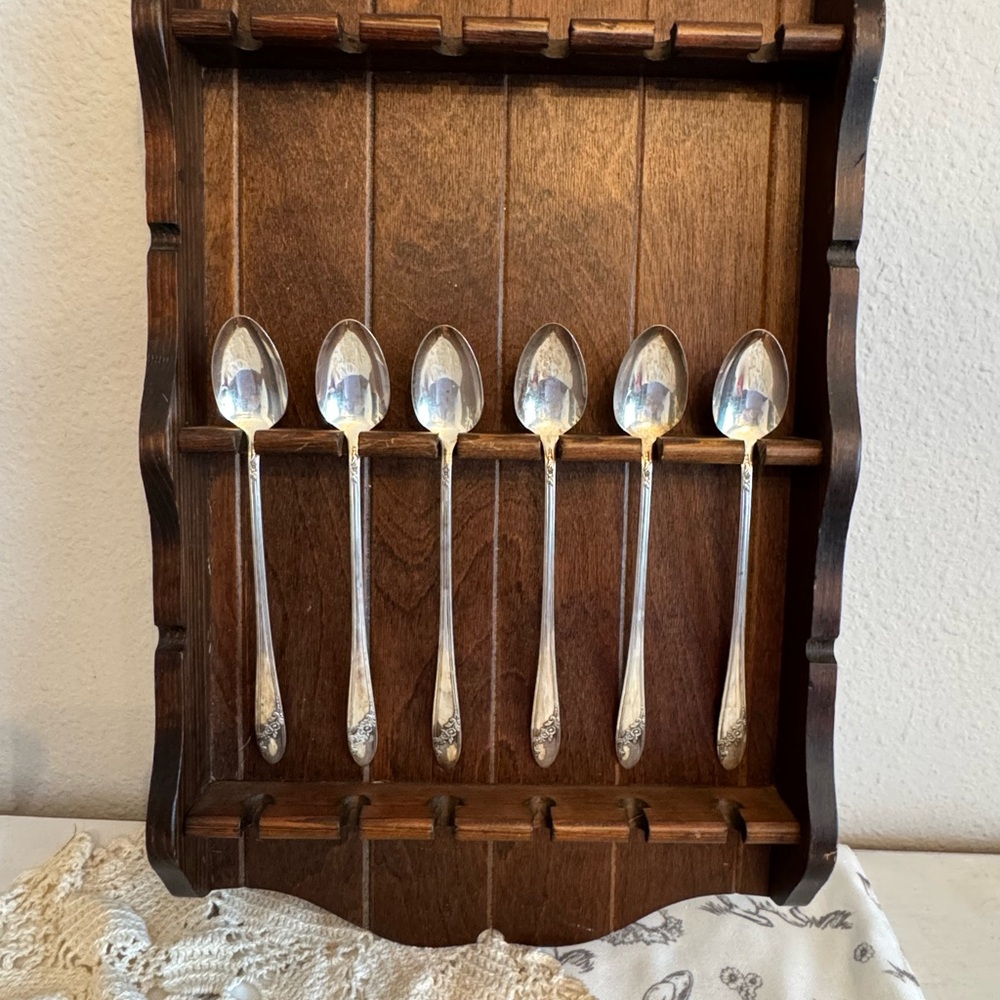 Vintage Wood Spoon Rack - Picture 6 of 6